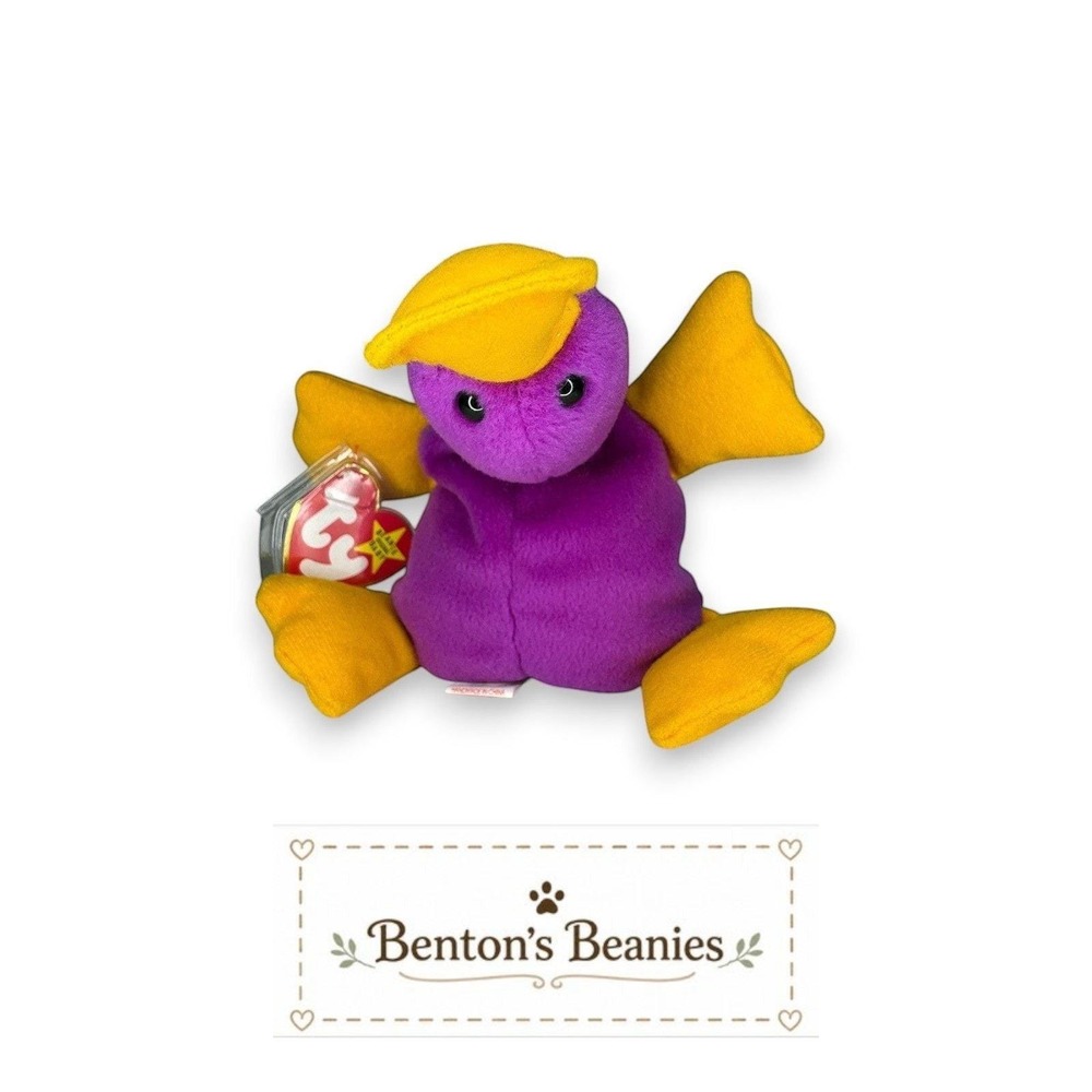 Patti the Platypus Ty Beanie Baby | Curious Creek Explorer 💦 | Mint Heart Tag ⭐ - Picture 1 of 6